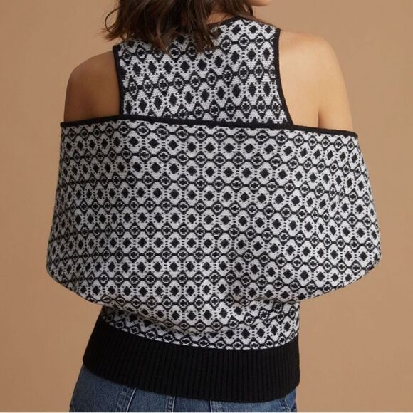 NWT Anthropologie Floral Sweater Shrug Set - Picture 14 of 15